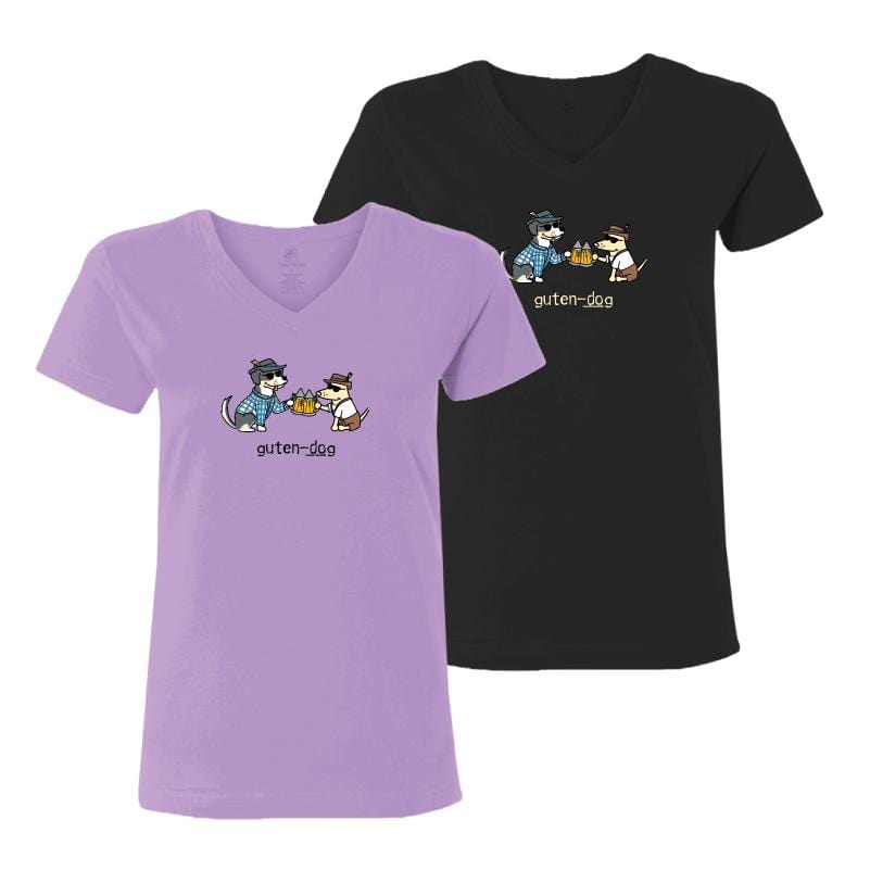 Guten Dog - Ladies T-Shirt V-Neck