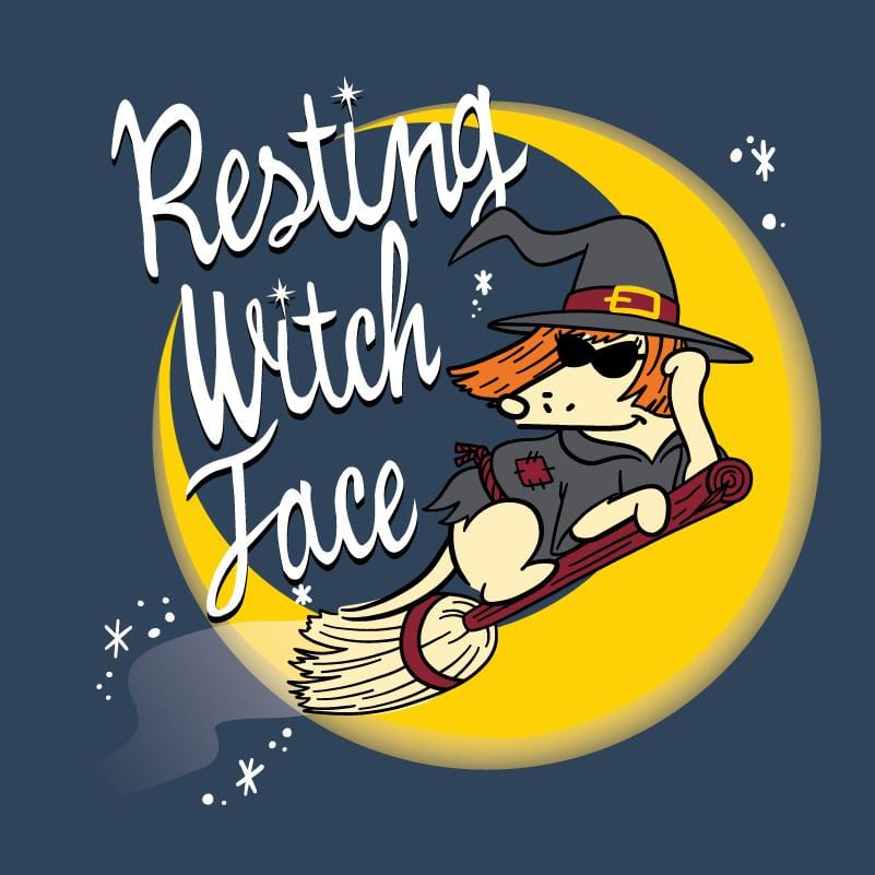 Resting Witch Face - Ladies T-Shirt V-Neck