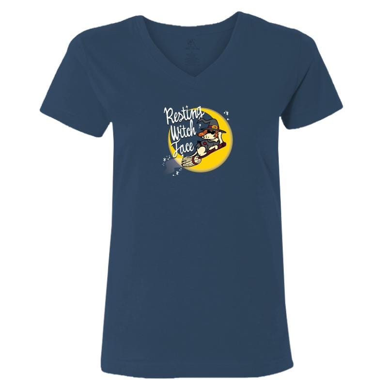Resting Witch Face - Ladies T-Shirt V-Neck