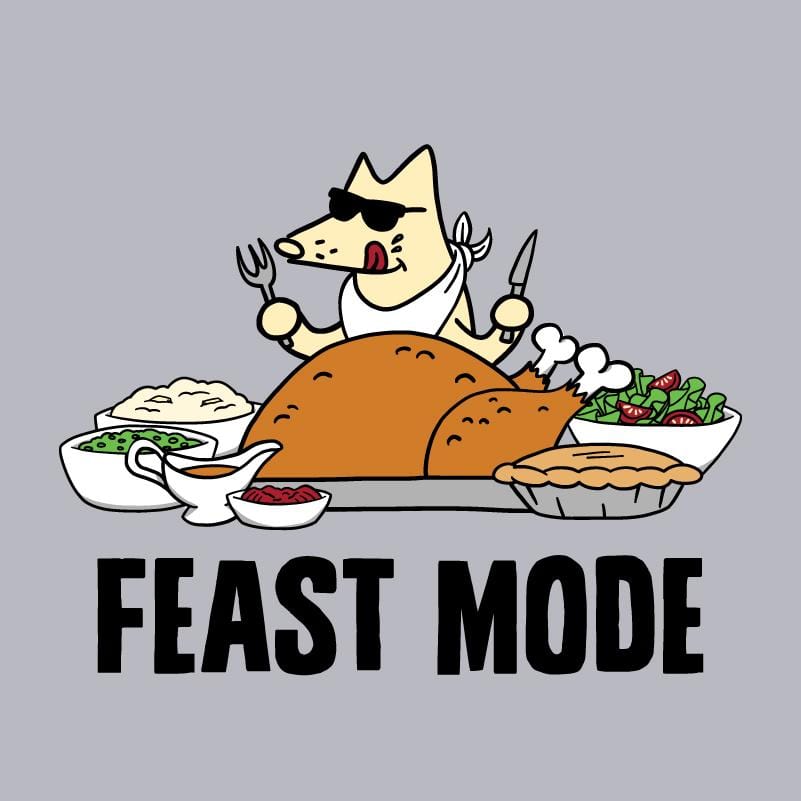 Feast Mode - Baseball T-Shirt
