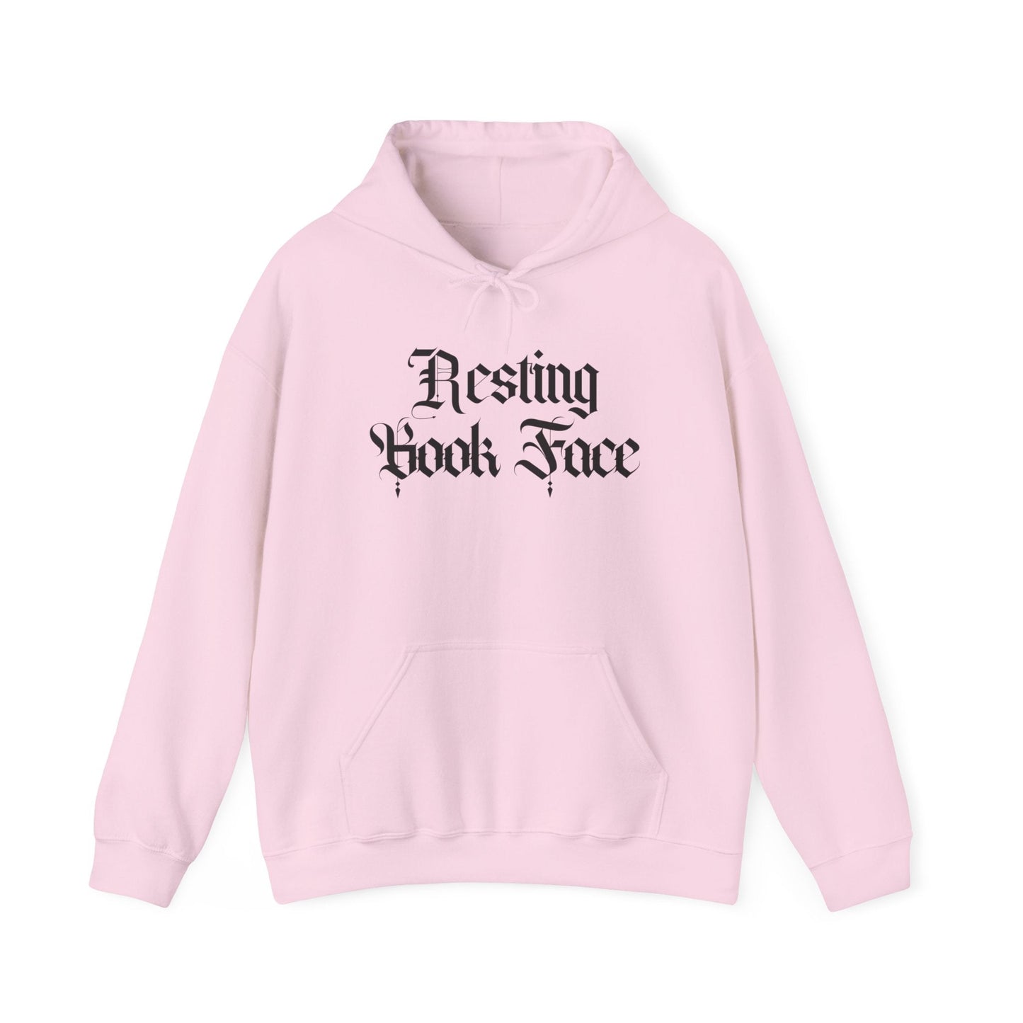 Resting Book Face Hoodie
