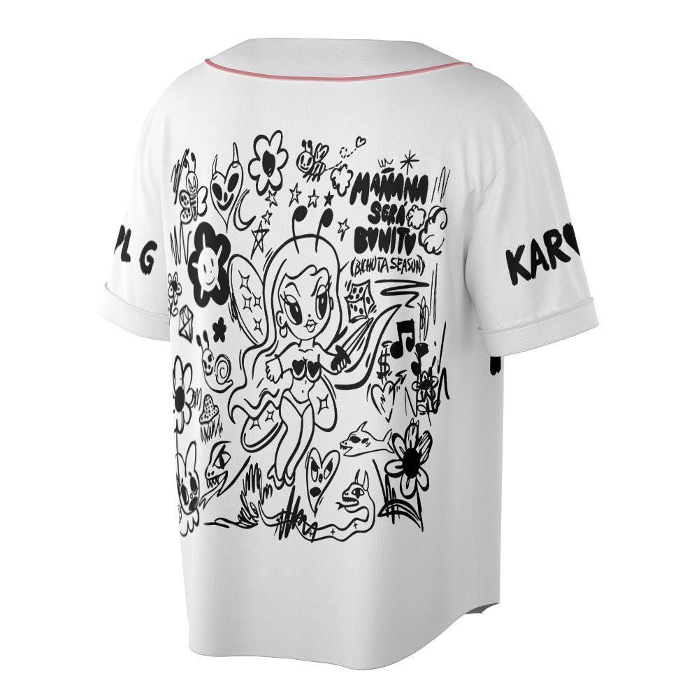 Personalized Custom Karol G Mana Sera Bonito Baseball Jersey - lylyprint.com