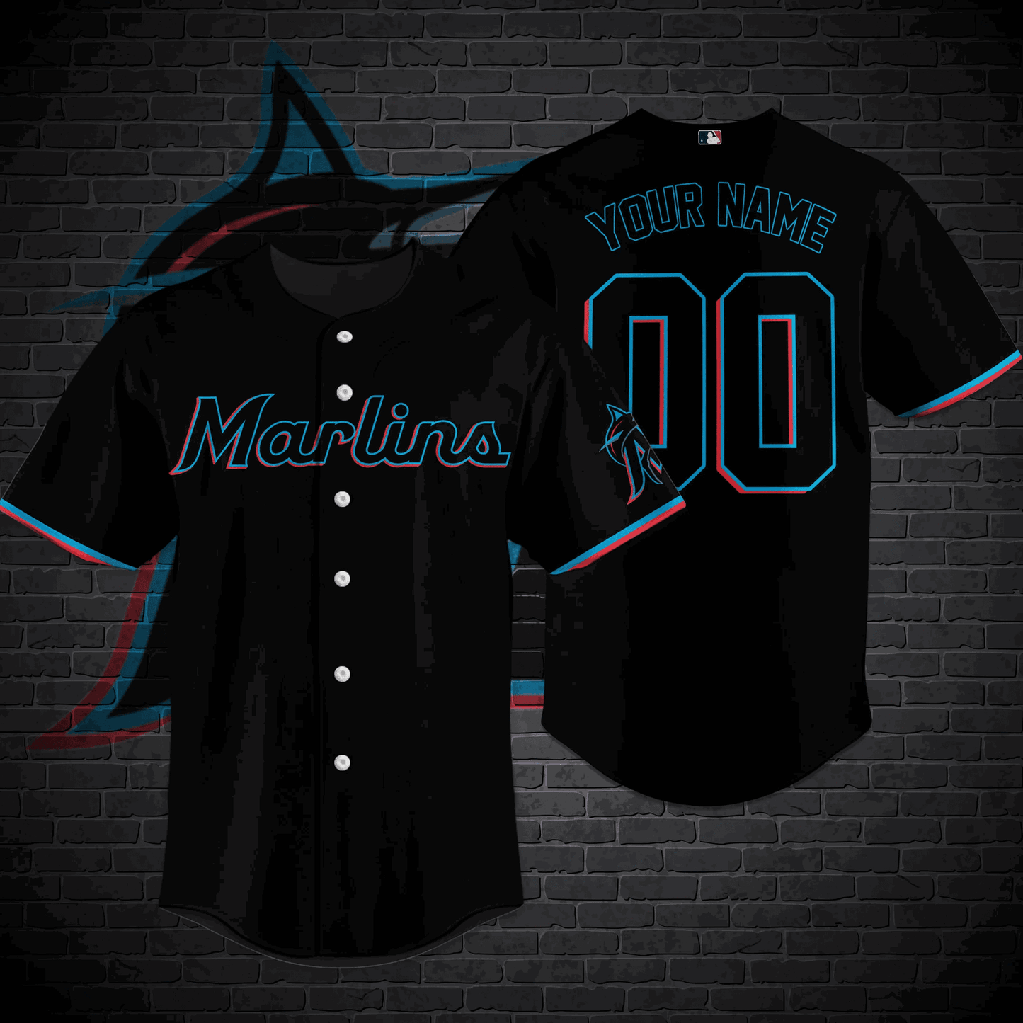 Custom Miami Marlins MLB Baseball Shirt M-32339: Show Your Team Spirit! - lylyprint.com