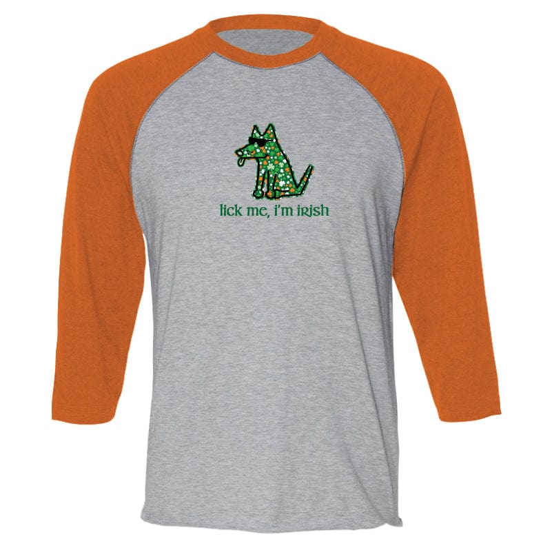Lick Me, IÃ¢â‚¬â„¢m Irish - Baseball T-Shirt