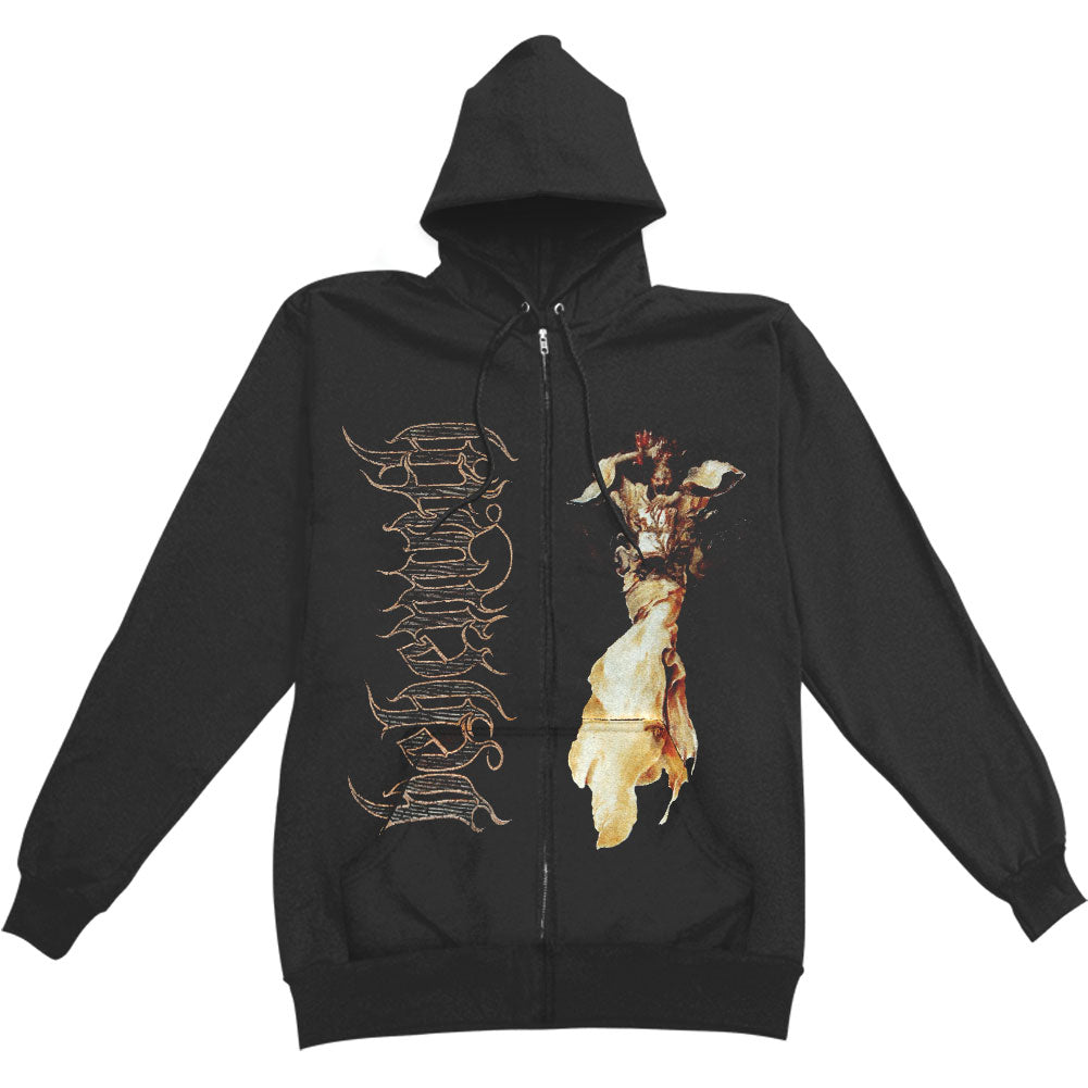 Angel Zip Up Sweatshirt Zippered Hooded Sweatshirt