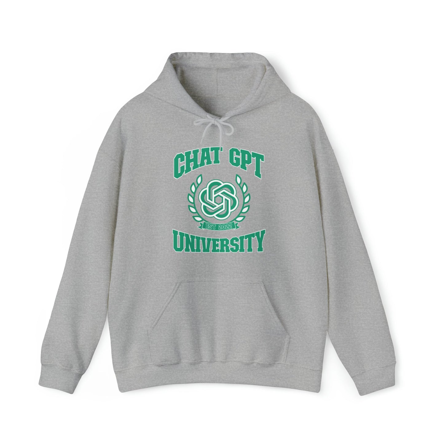 CHAT GPT UNIVERSITY - Unisex Heavy BlendÃ¢â€žÂ¢ Hooded Sweatshirt