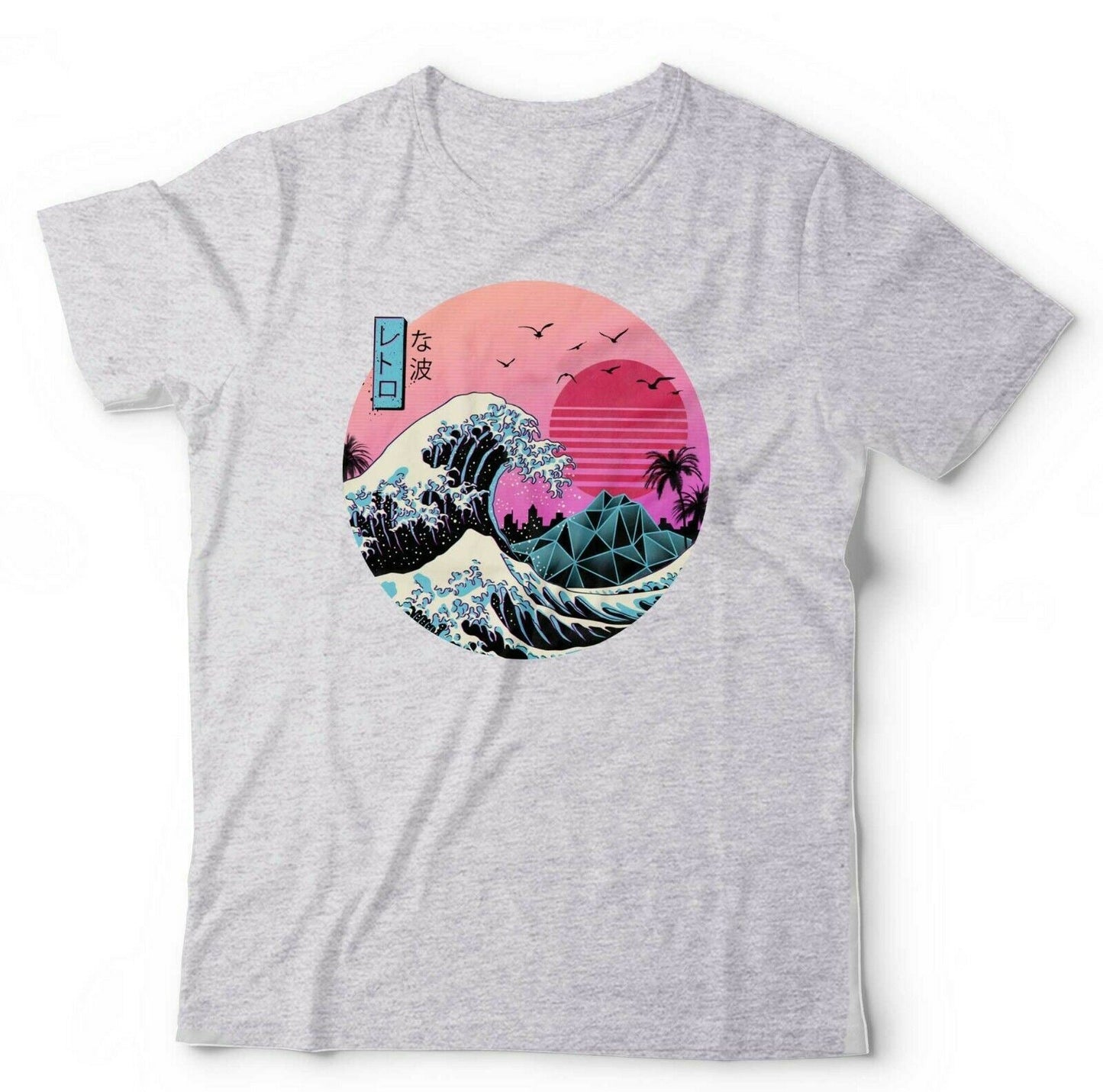 Retro Great Wave Tshirt Unisex