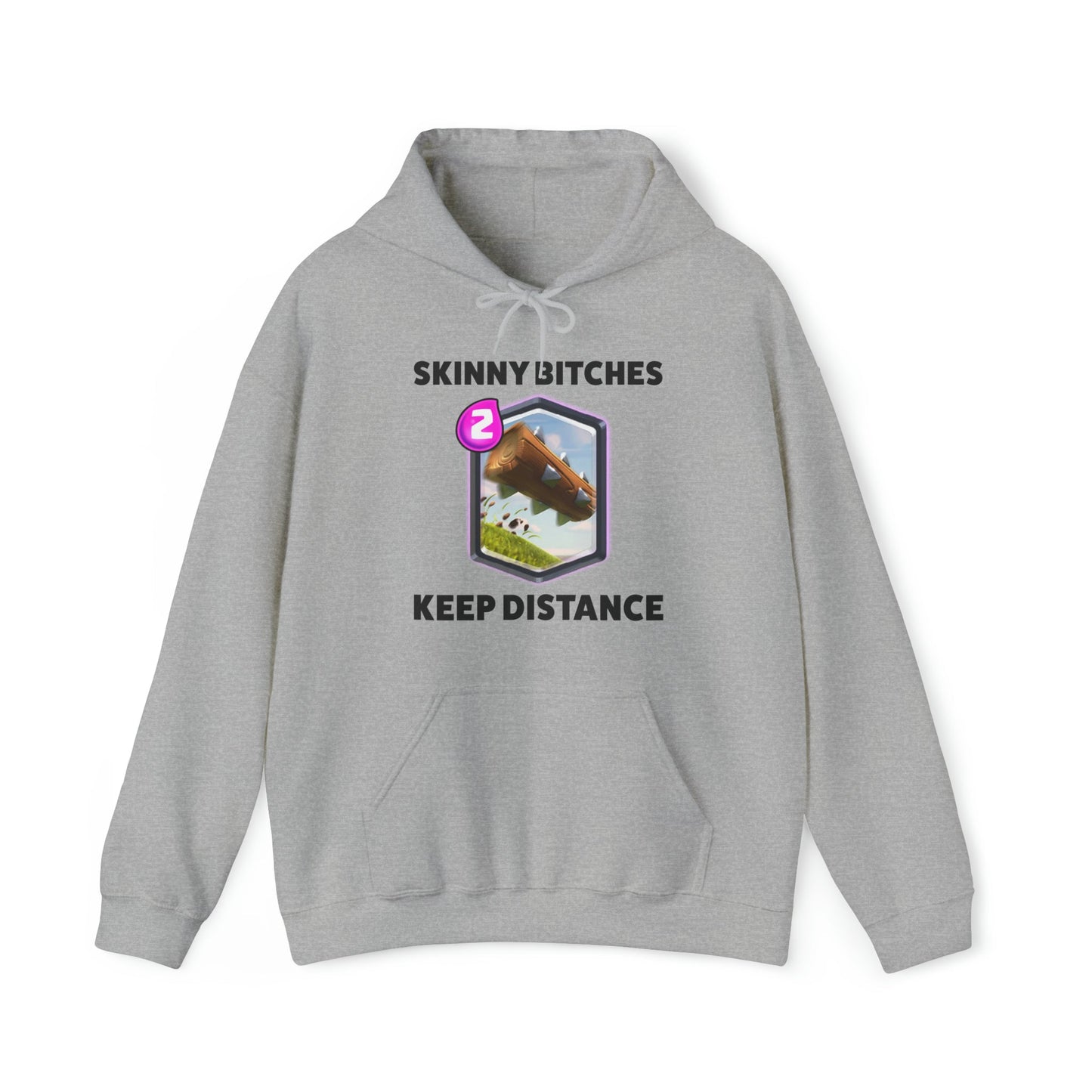 Skinny Bitches Keep Distance Hoodie