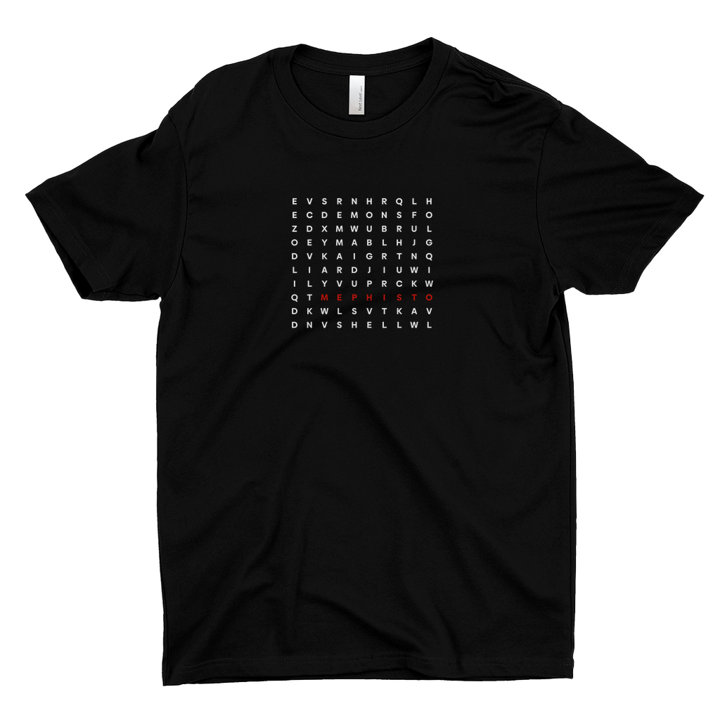 Mephisto Word Search T-Shirt