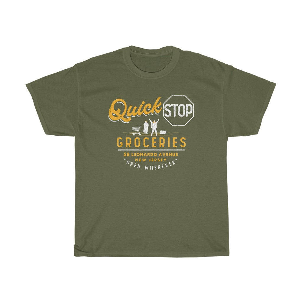Quick Stop Groceries Men's Relaxed Fit Short Sleeve Tee