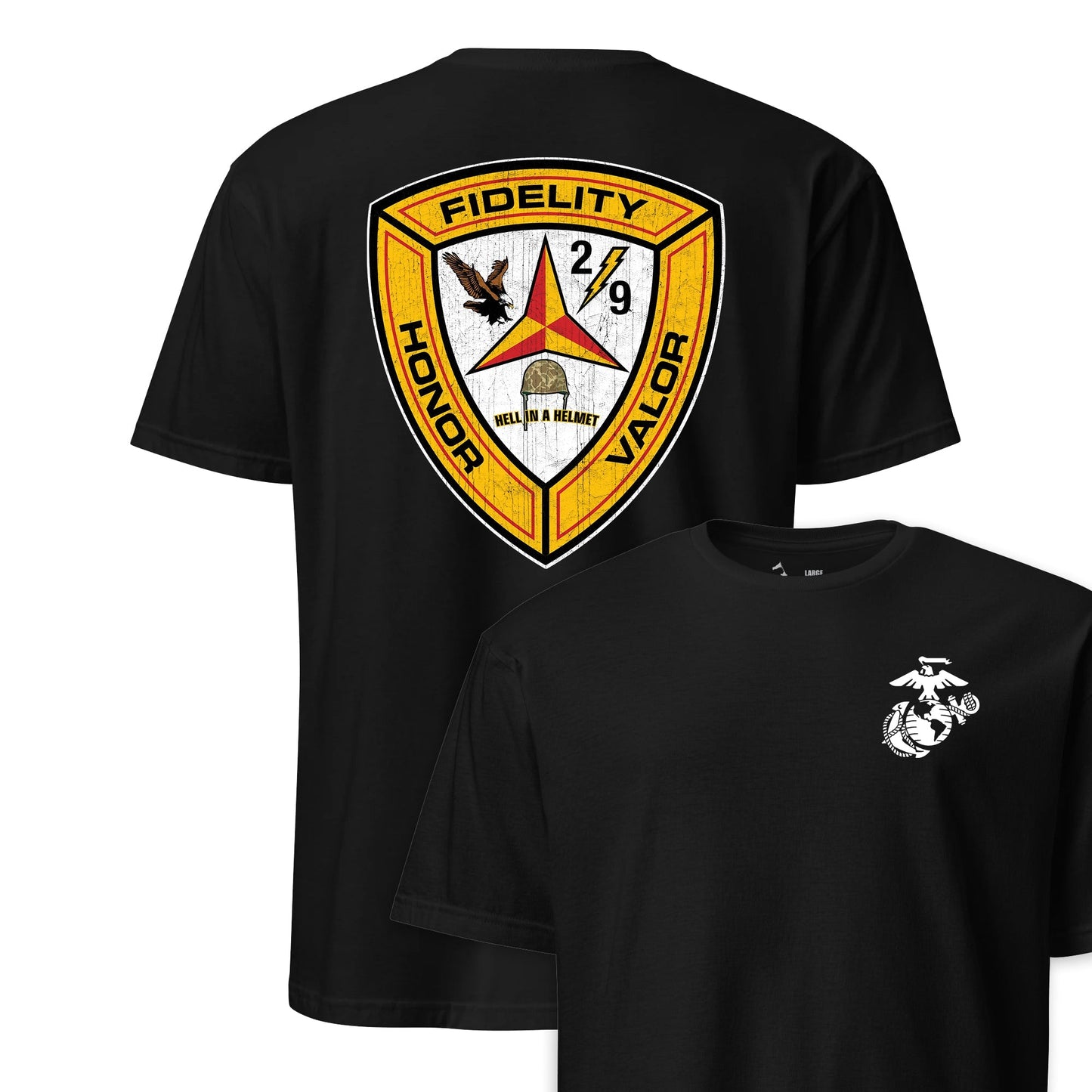 2nd Battalion 9th Marines Back Print T-Shirt