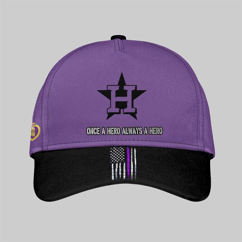 2025 Astros National Purple Heart Day Jersey - Grishko.com