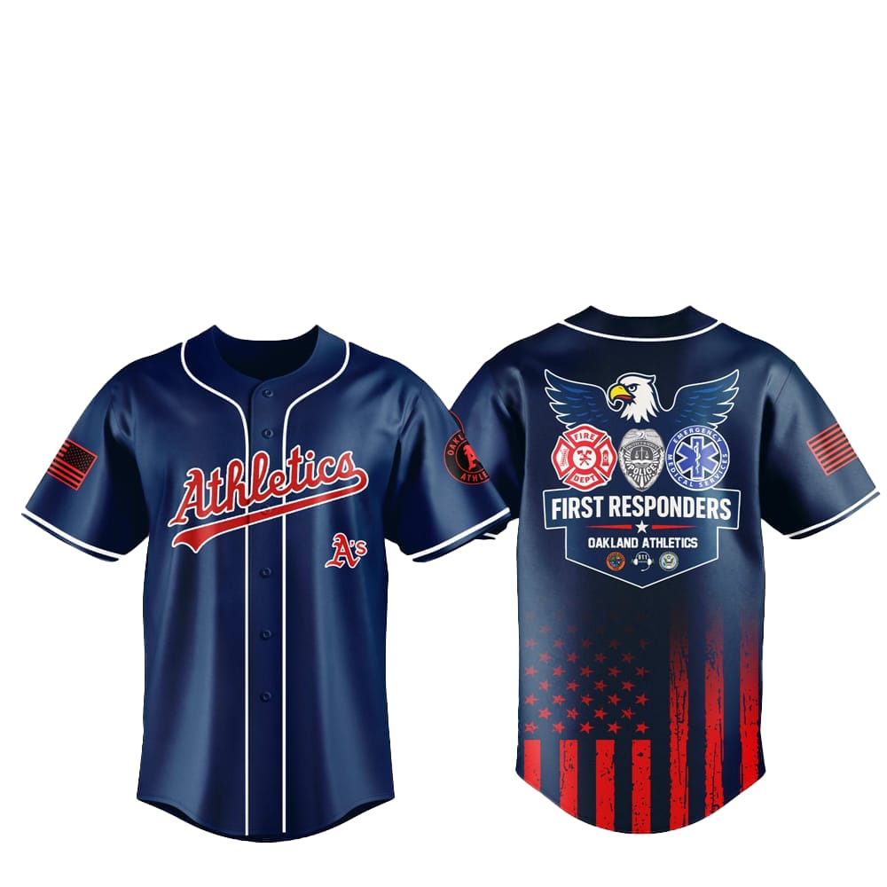 2025 Athletics First Responders Night Jersey - Grishko.com