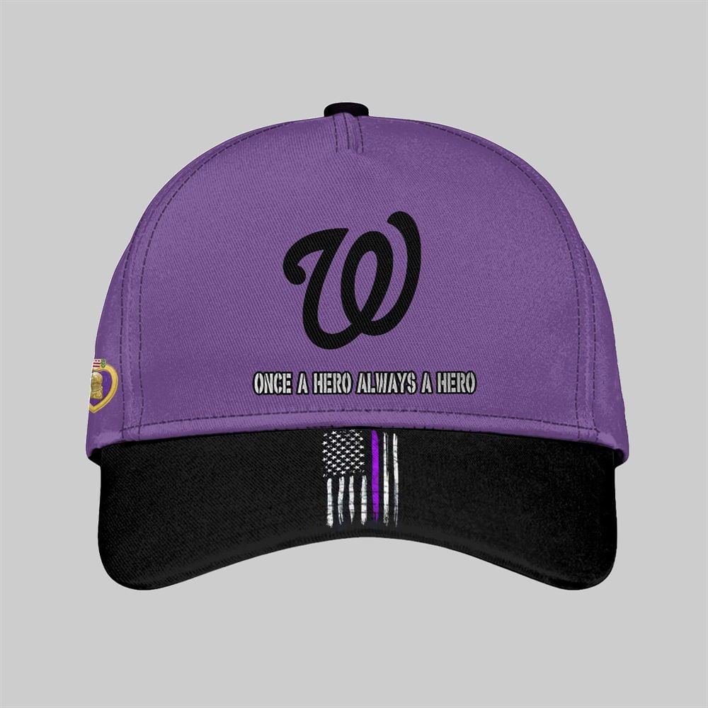 2025 Nationals National Purple Heart Day Jersey - Grishko.com