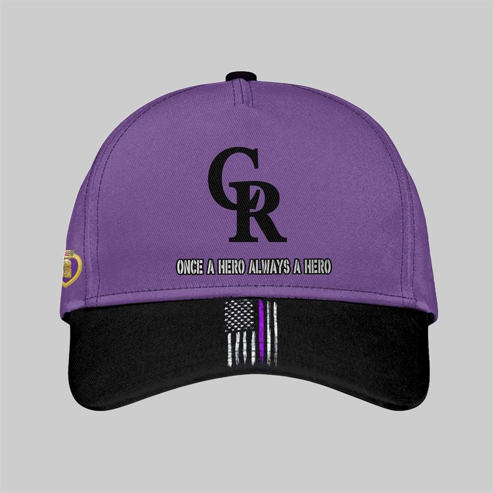 2025 Rockies National Purple Heart Day Jersey - Grishko.com
