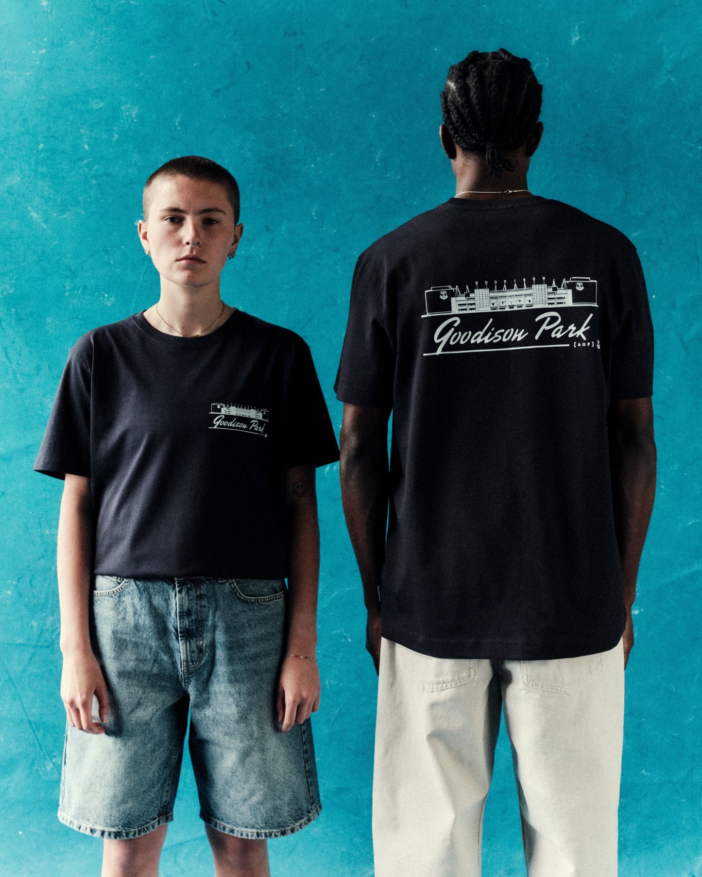 Everton Goodison Park Tee - Navy