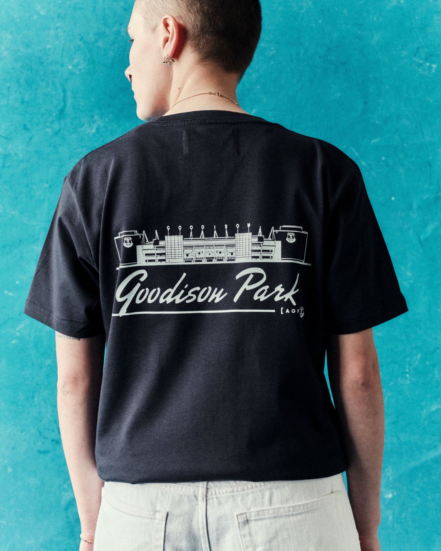 Everton Goodison Park Tee - Navy