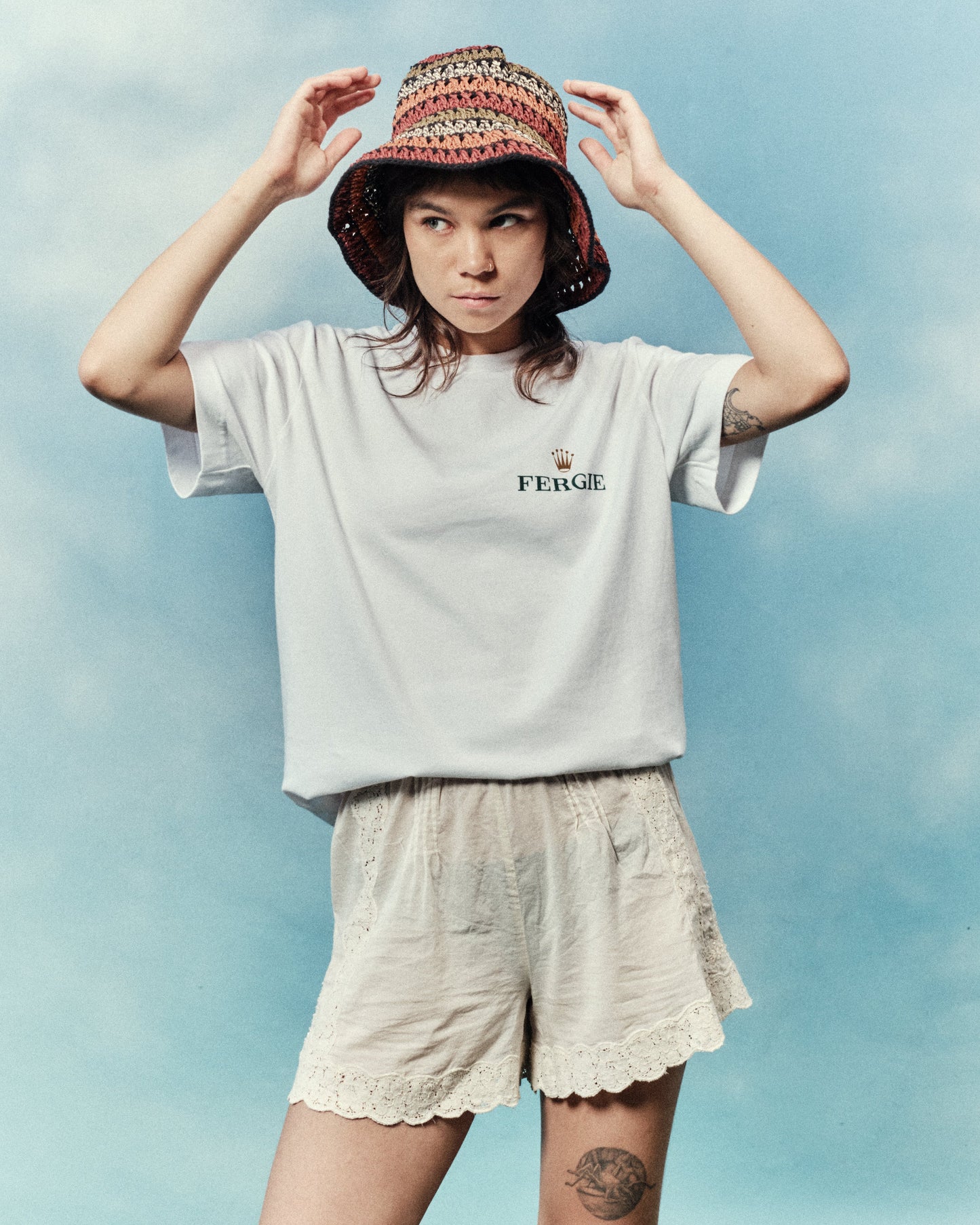 Fergie Time White Tee
