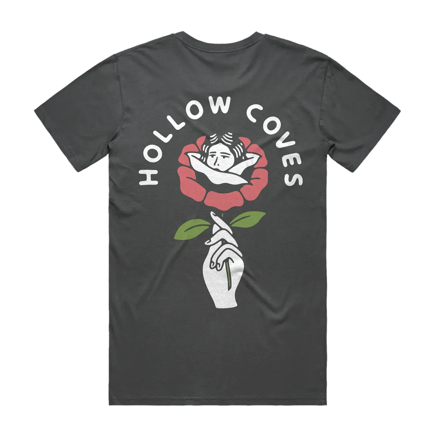 Hollow Coves / Flower Tee (Charcoal)