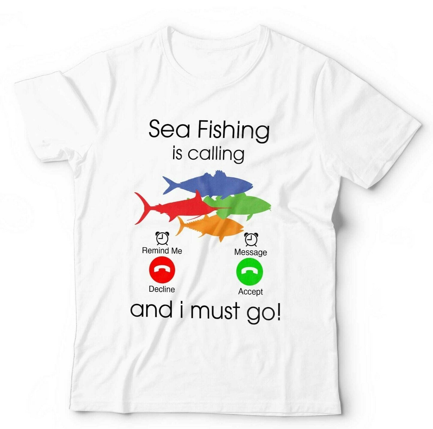 Sea Fishing Is Calling Tshirt Unisex & Kids