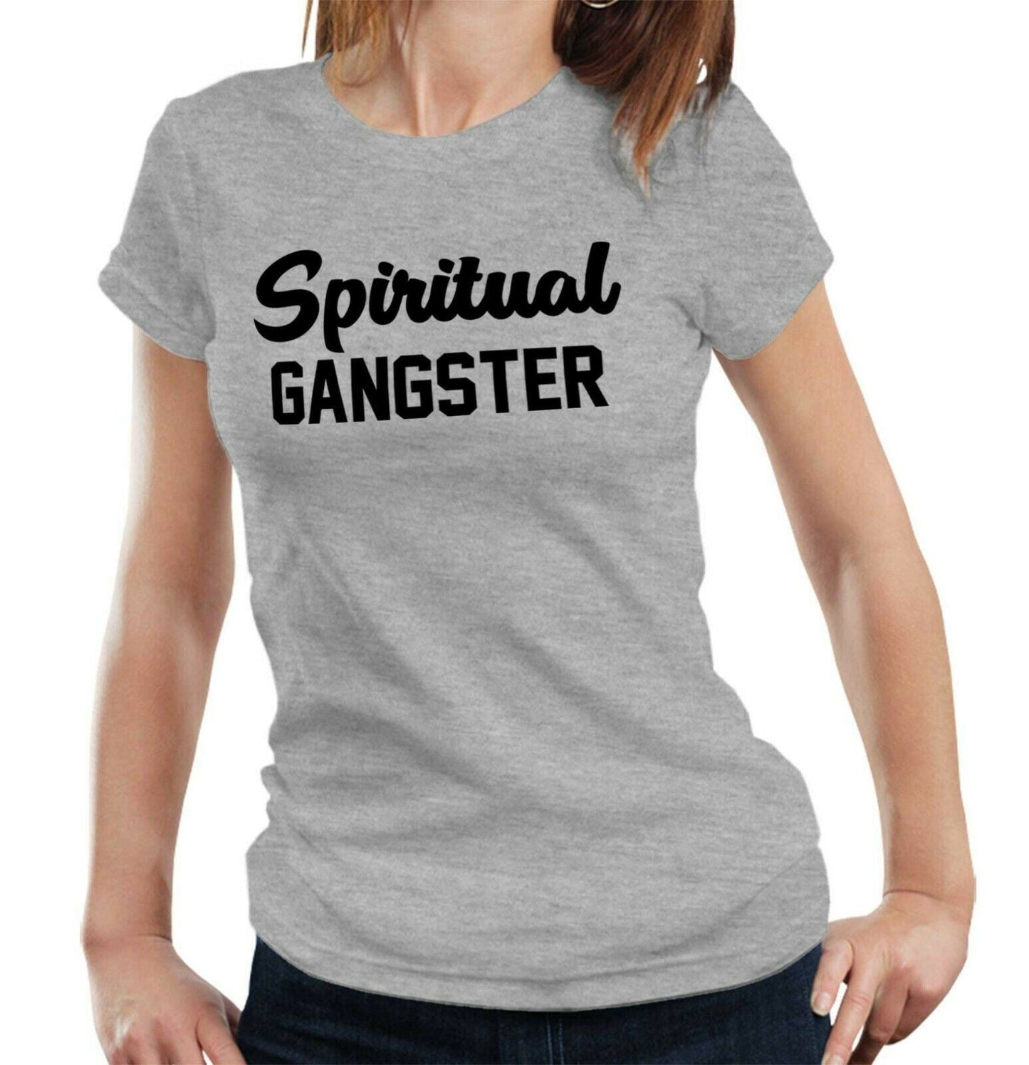 Spiritual Gangster Tshirt Ladies Fitted