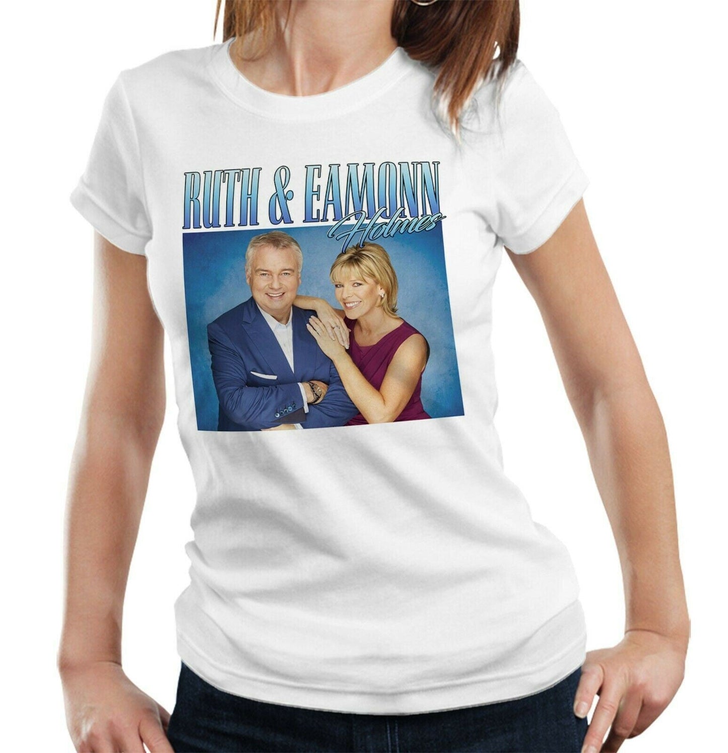 Ruth And Eamonn Holmes Appreciation Tshirt Fitted Ladies