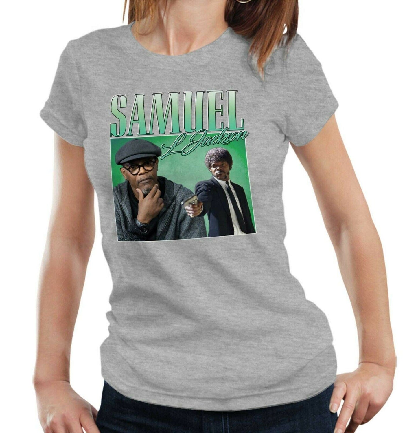 Samuel L Jackson Appreciation Tshirt Ladies Fitted