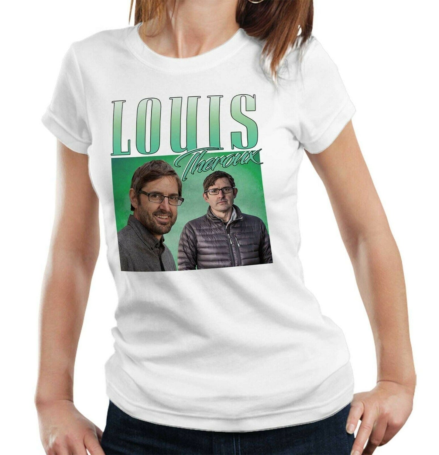 Louis Theroux Appreciation Tshirt Ladies Fitted