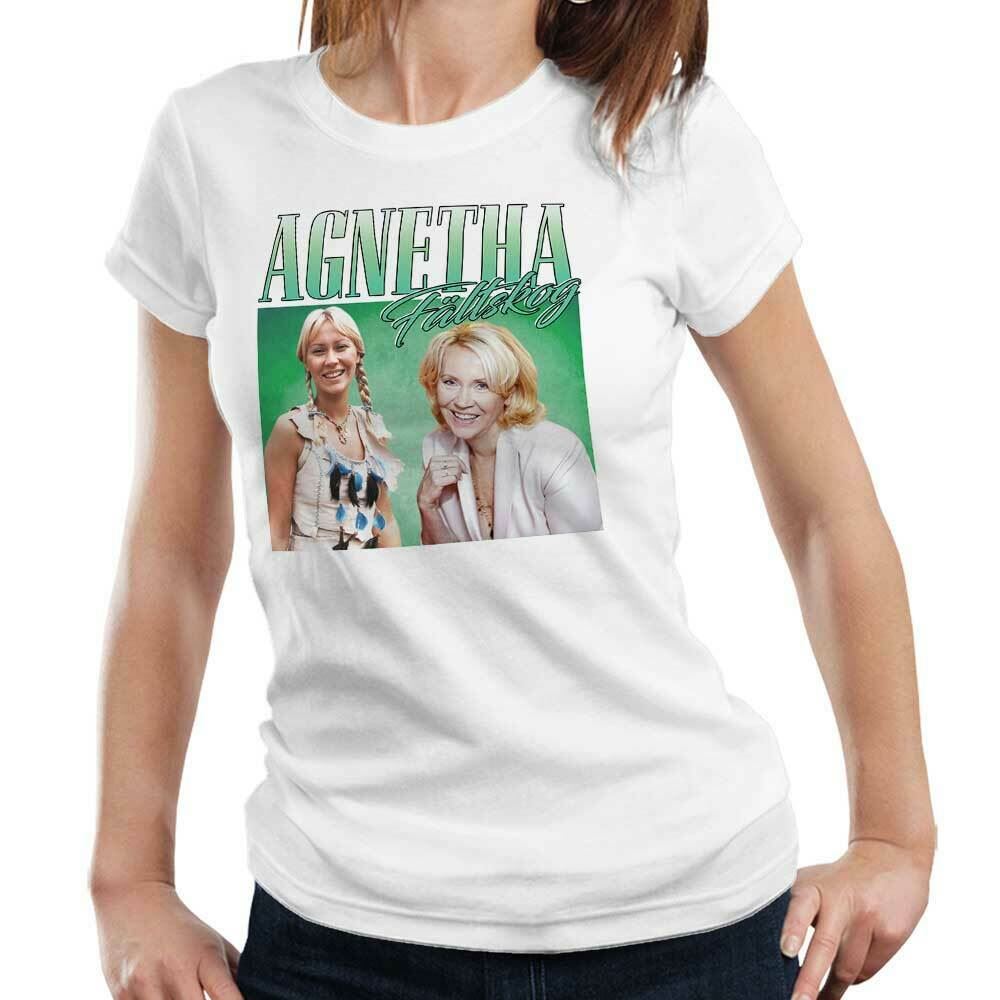 Agnetha FÃ¤ltskog Appreciation Tshirt Fitted Ladies