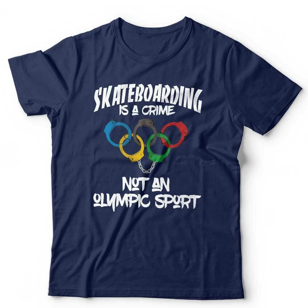 Skateboarding Is A Crime Tshirt Unisex & Kids