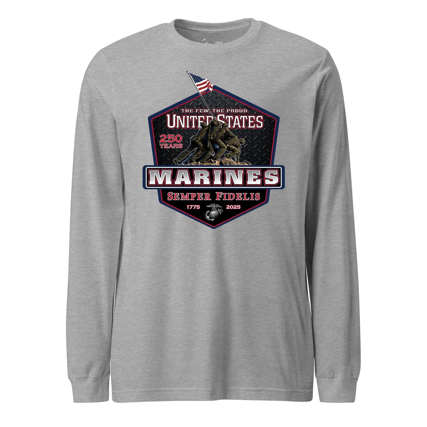 250 Year USMC Anniversary Long Sleeve T-Shirt