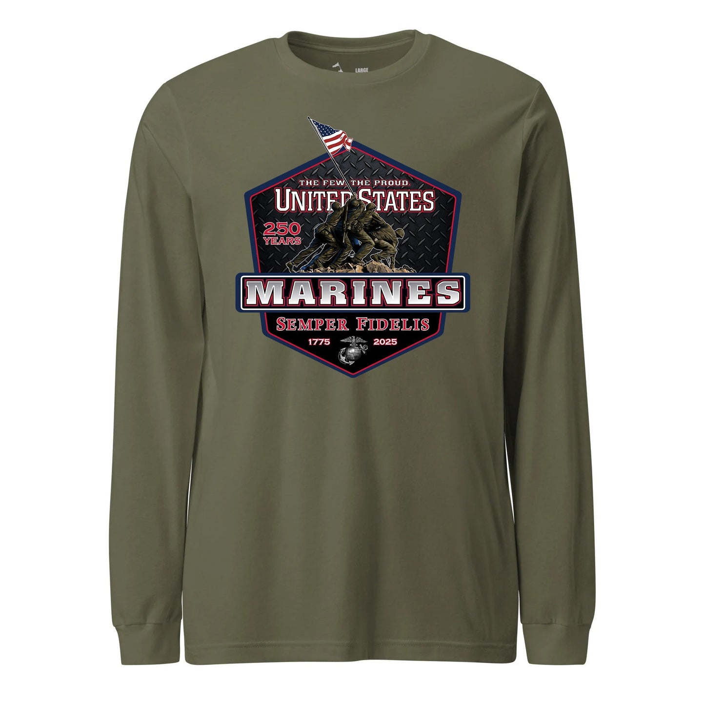 250 Year USMC Anniversary Long Sleeve T-Shirt