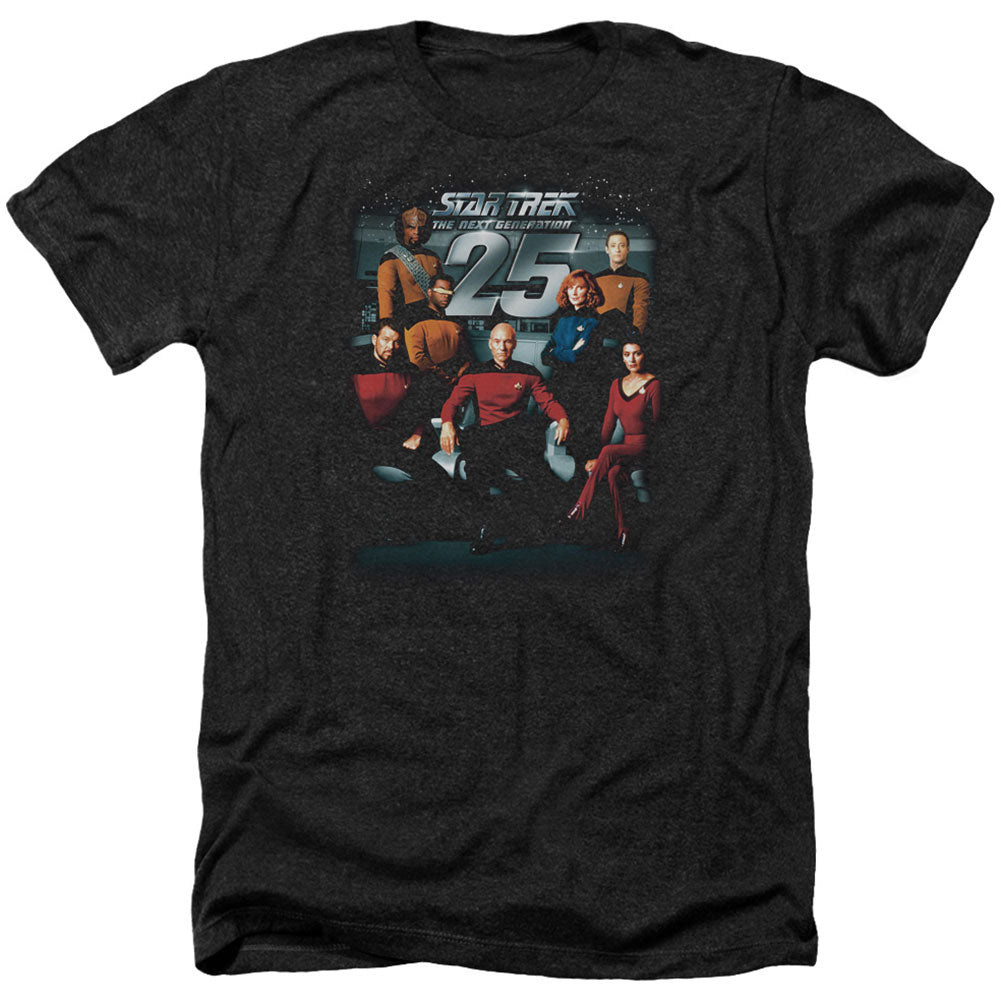 25th Anniversary Crew Adult Heather 40% Poly T-shirt