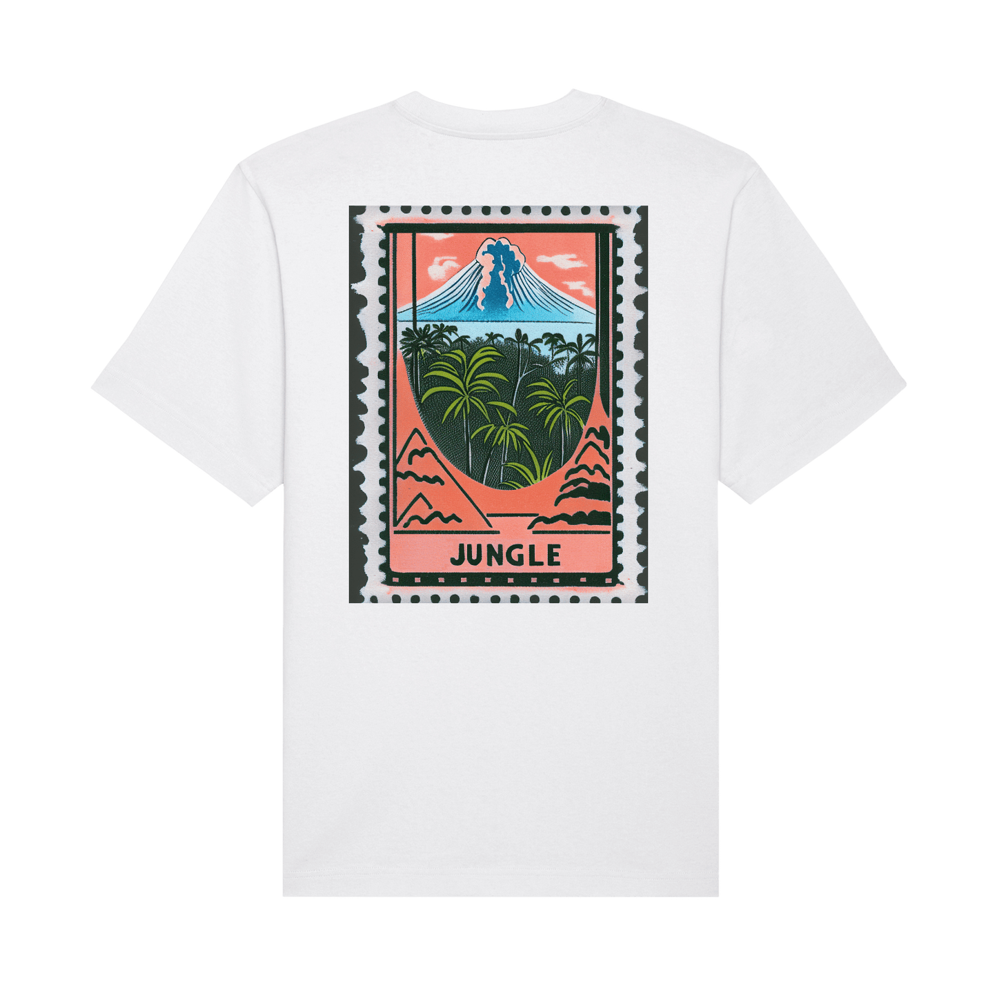 Jungle  / Volcano Paradise Stamp Tee