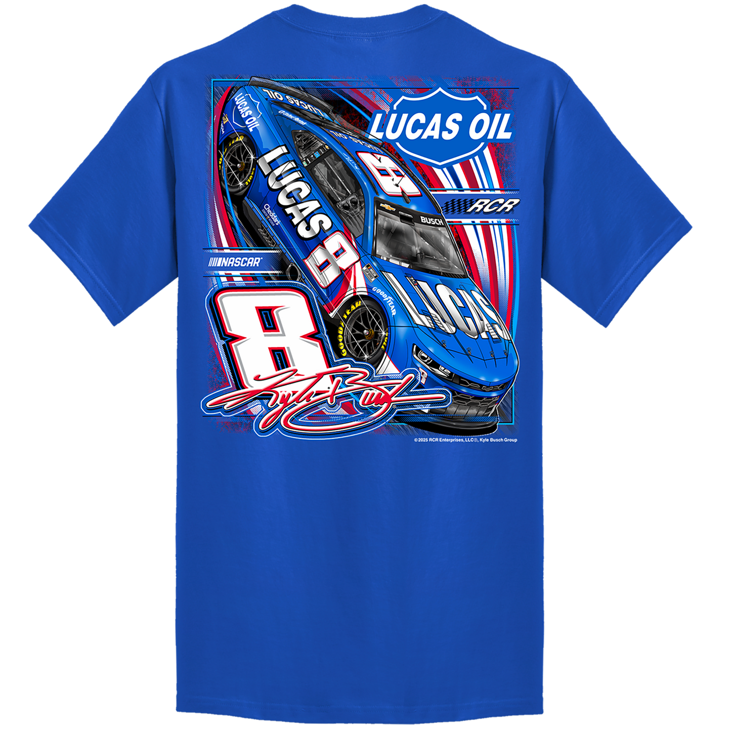 KYLE BUSCH #8 LUCAS OIL TRU ROYAL 2-SPOT TEE