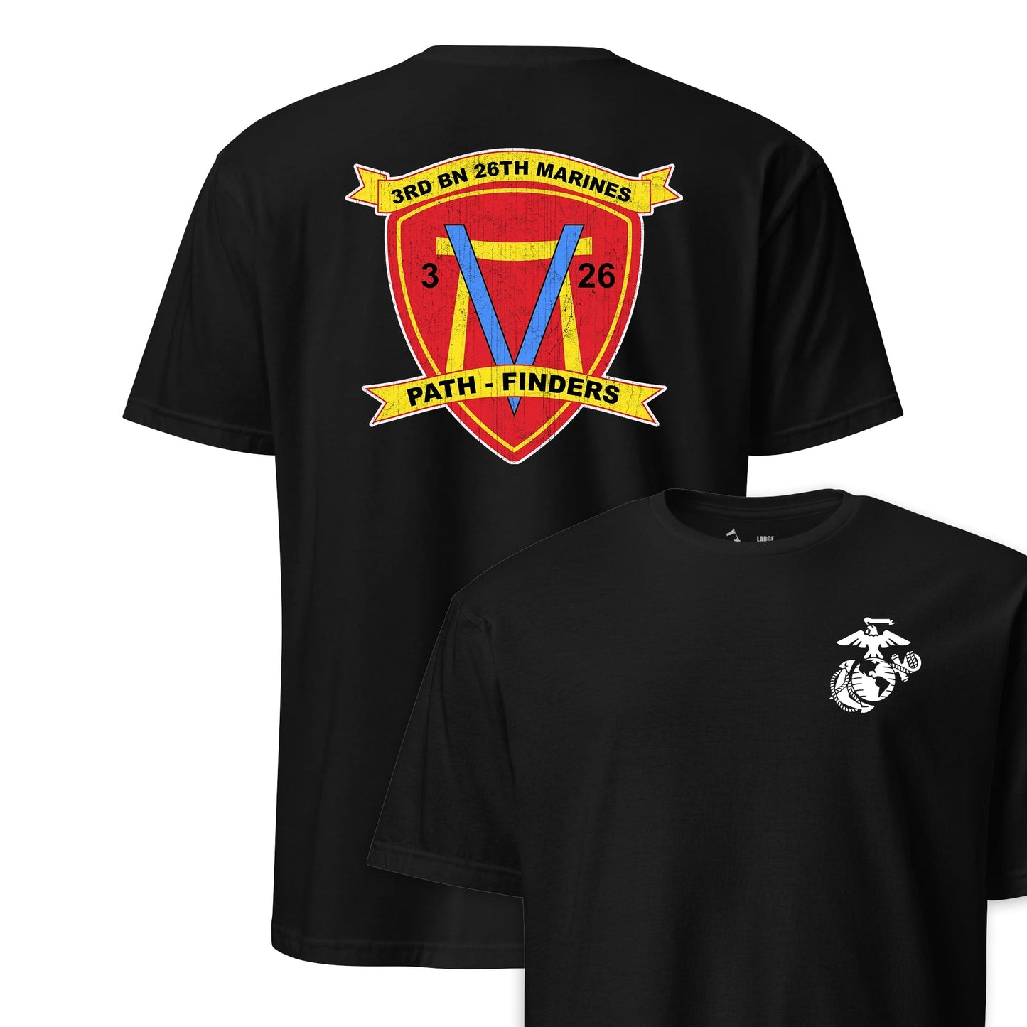 3rd Battalion 26th Marines Back Print T-Shirt