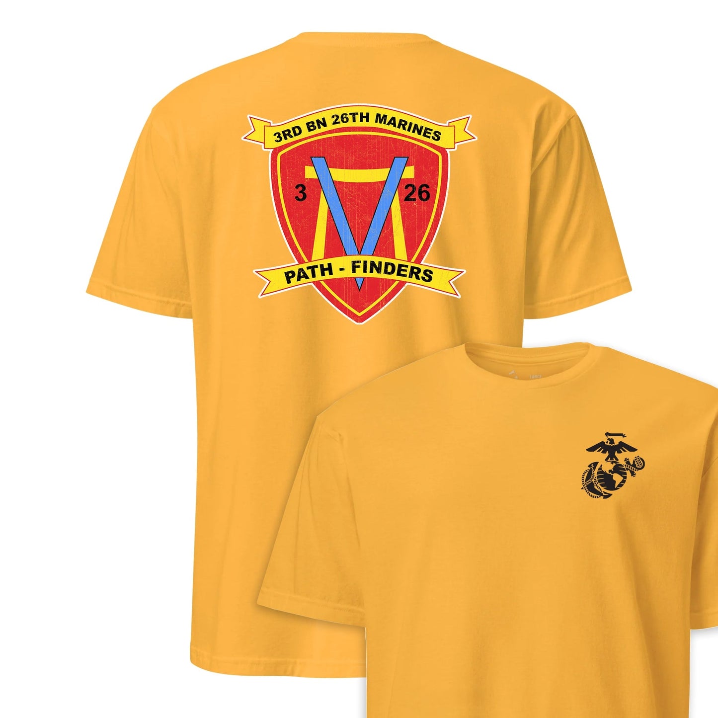 3rd Battalion 26th Marines Back Print T-Shirt