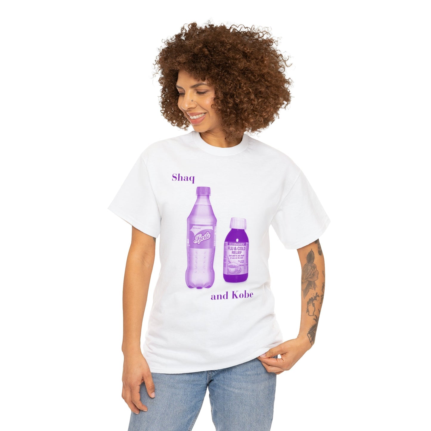 Lean Shaq and Kobe - Unisex Heavy Cotton Tee