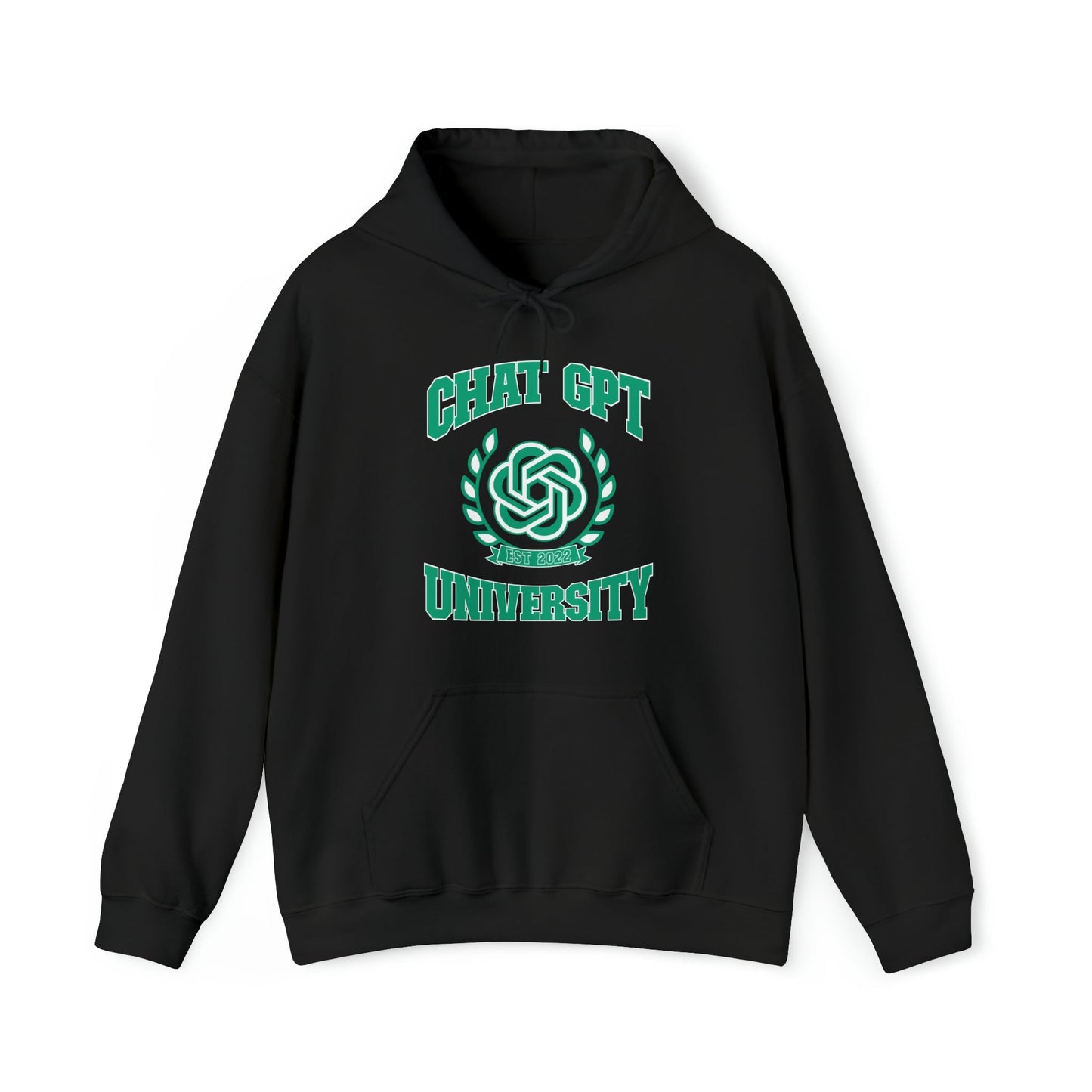CHAT GPT UNIVERSITY - Unisex Heavy BlendÃ¢â€žÂ¢ Hooded Sweatshirt