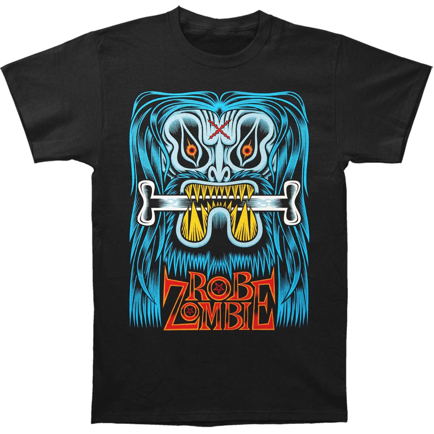 Blue Beast by Martin Ontiveros (Martinhead Rocks) Slim Fit T-shirt