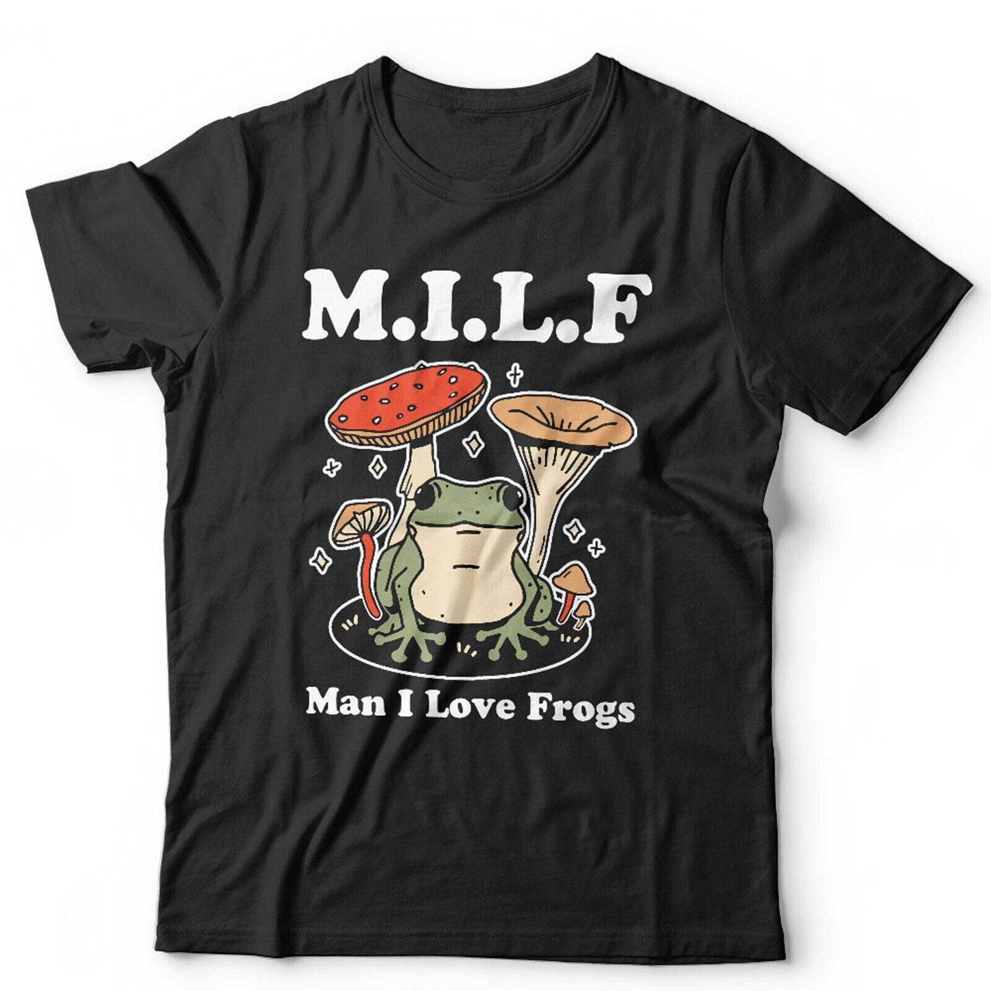 NEW MILF Man I Love Frogs Unisex Tshirt