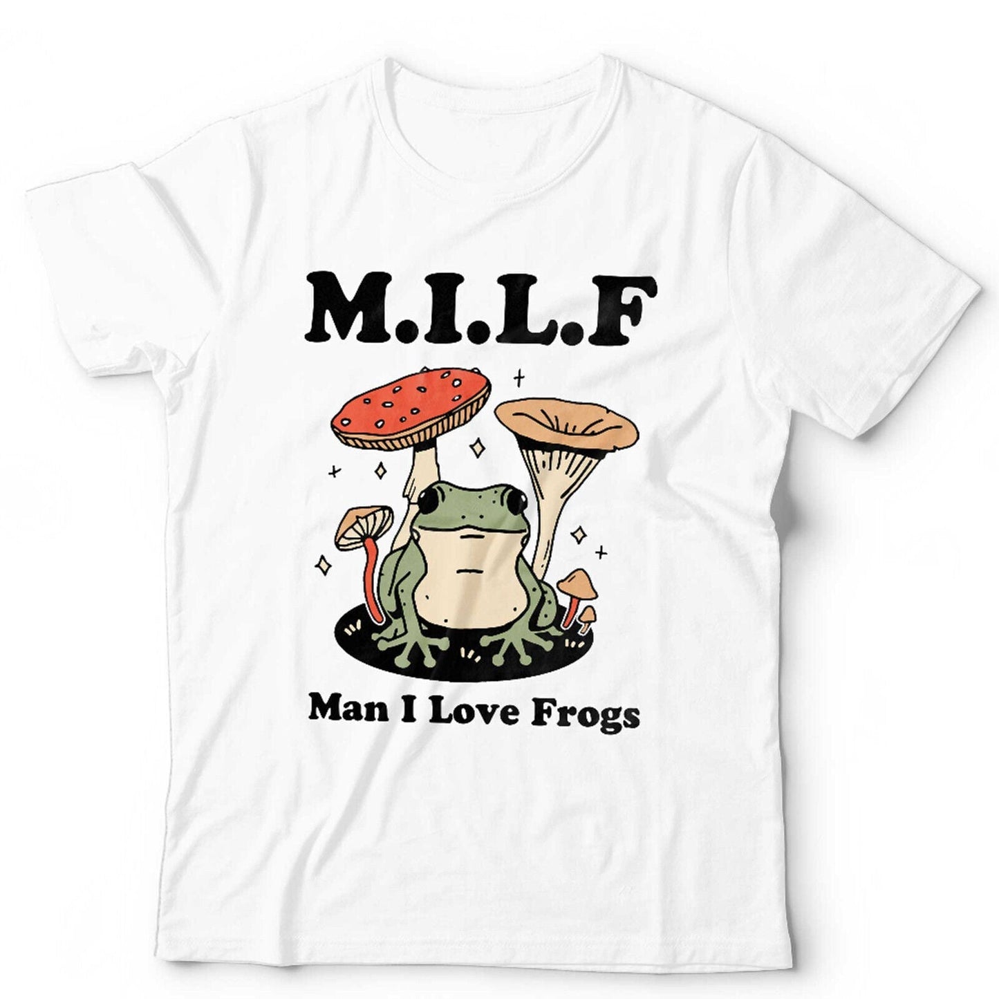 NEW MILF Man I Love Frogs Unisex Tshirt