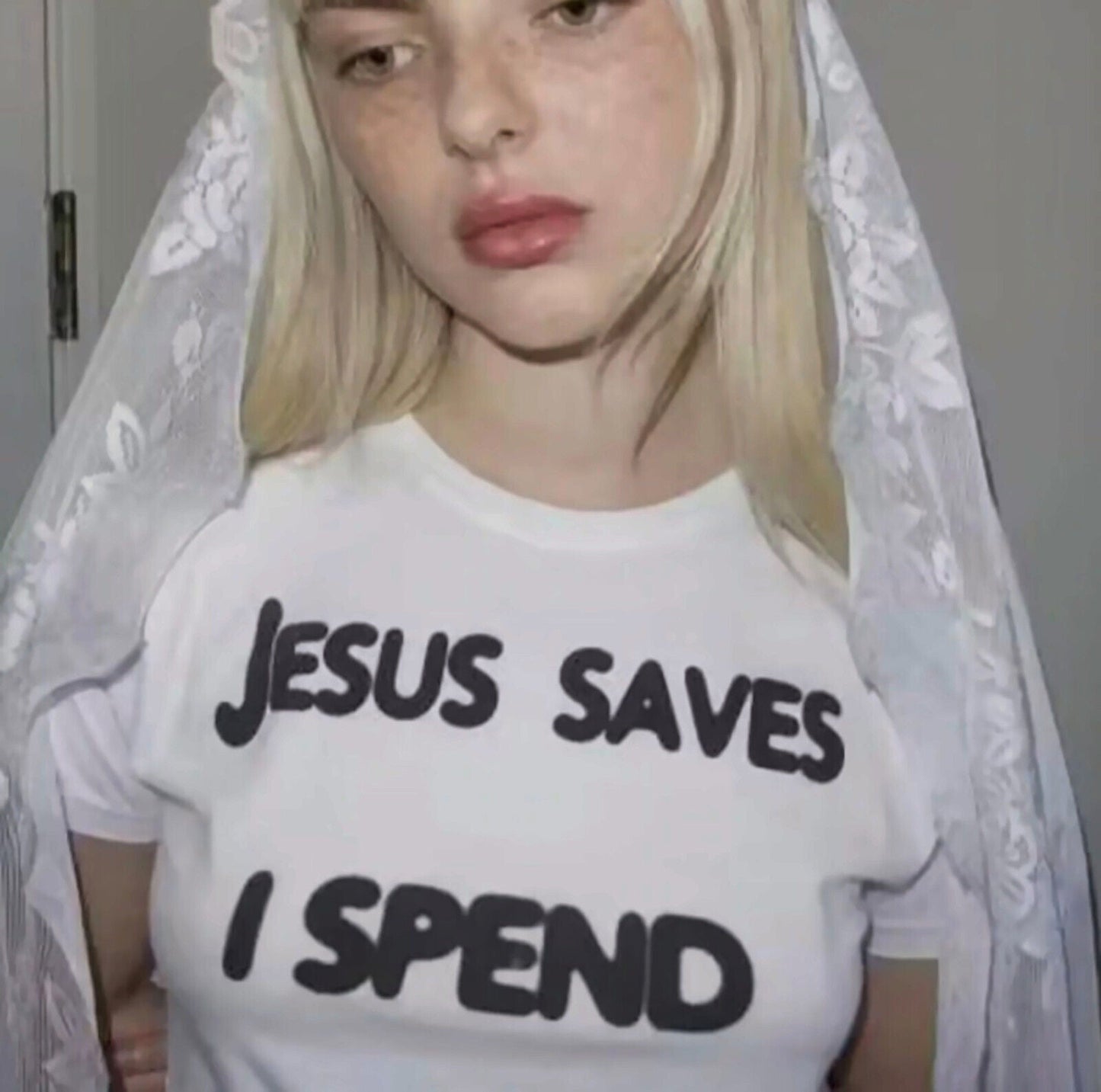 Jesus Saves I Spend TShirt Unisex