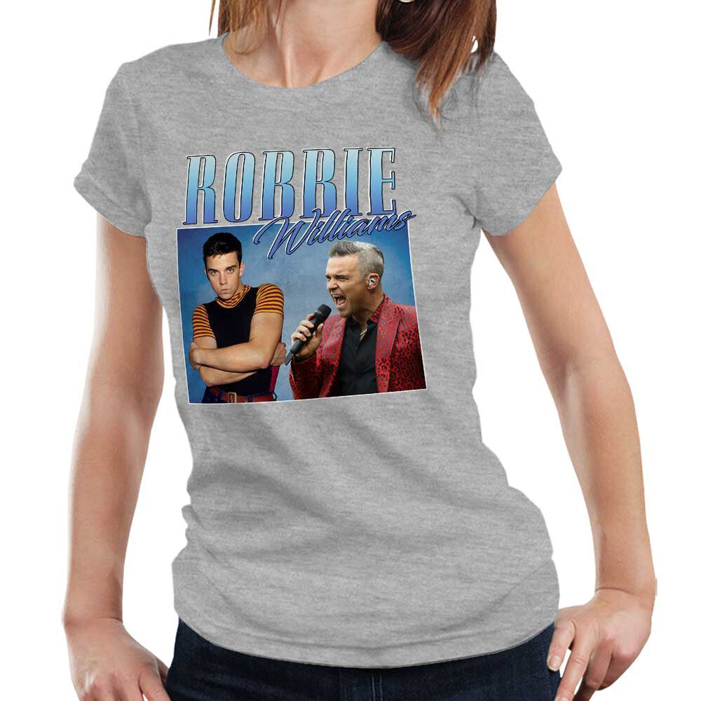 Robbie Williams Tshirt Appreciation Semi Fitted Ladies