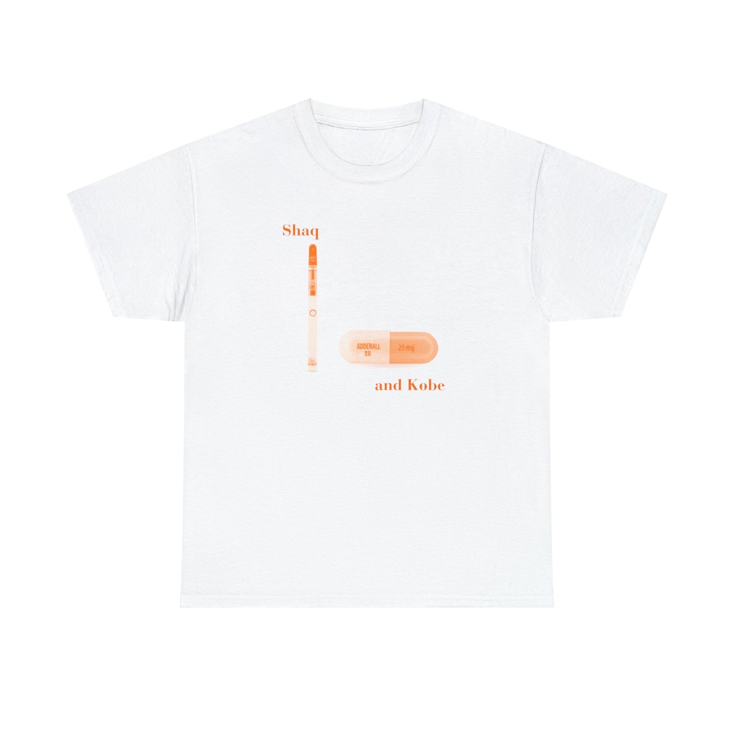 Shaq and Kobe Dab Pen and Adderall - Unisex Heavy Cotton Tee
