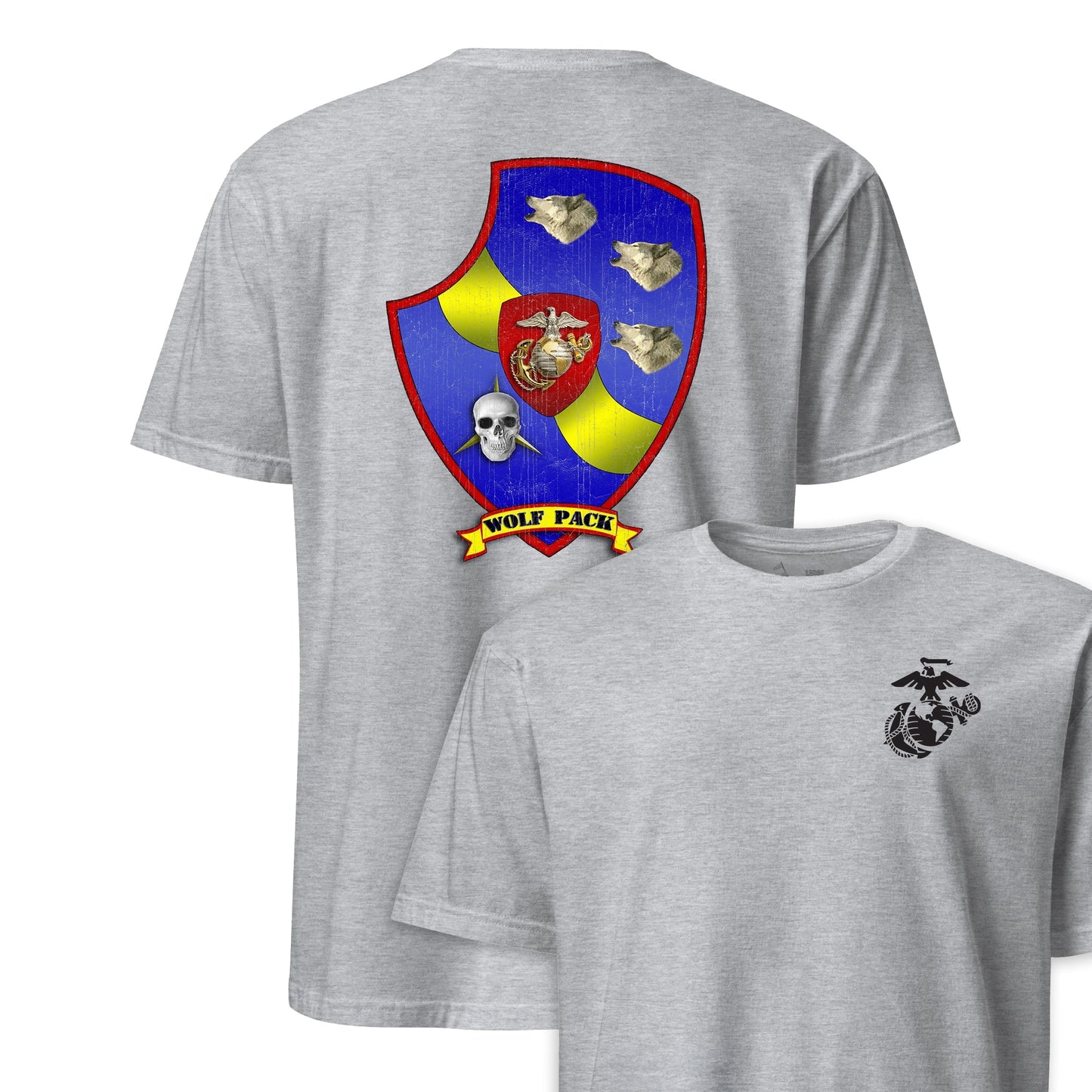 3rd Light Armored Reconnaissance Battalion Back Print T-Shirt