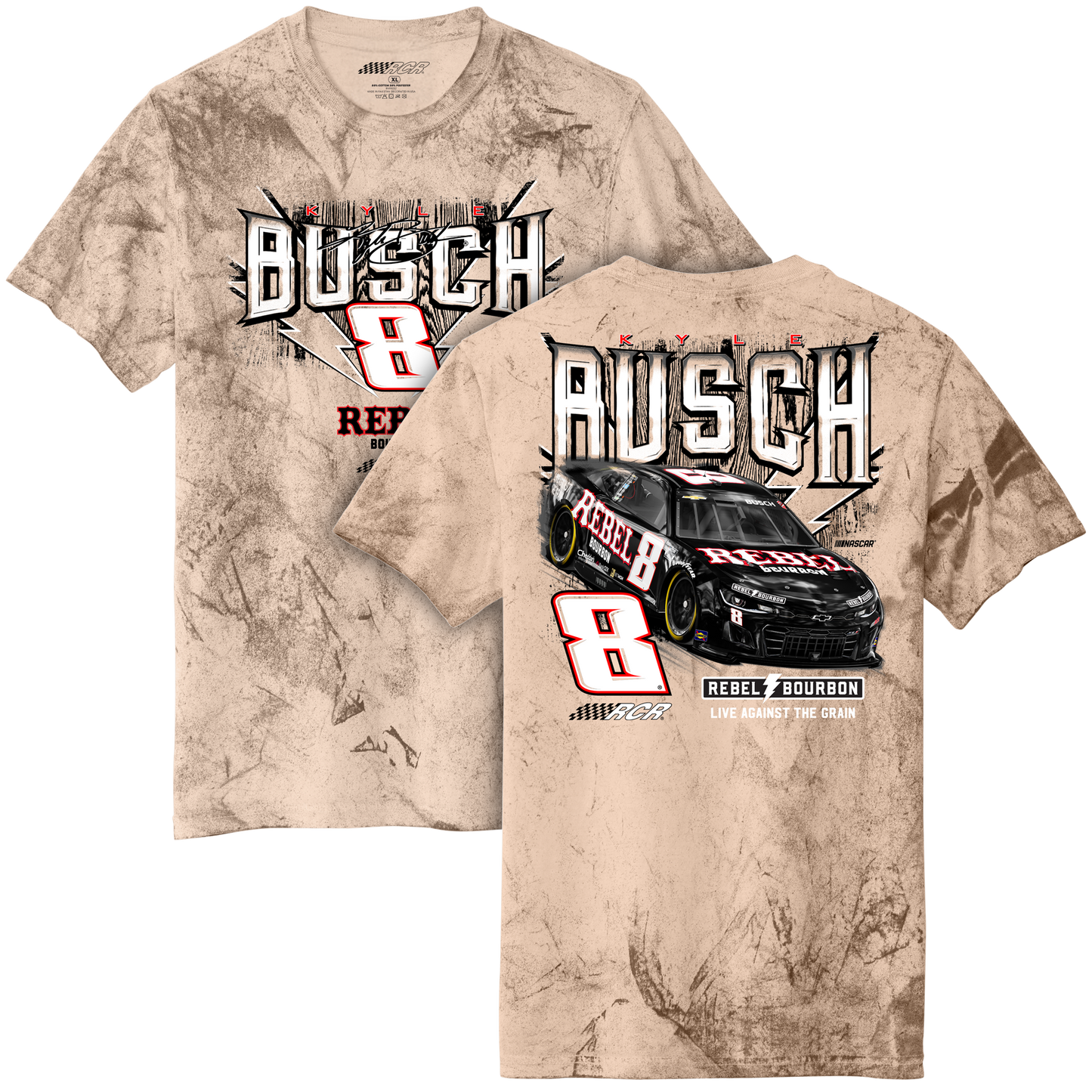 KYLE BUSCH #8 REBEL BOLT 2-SPOT TEE