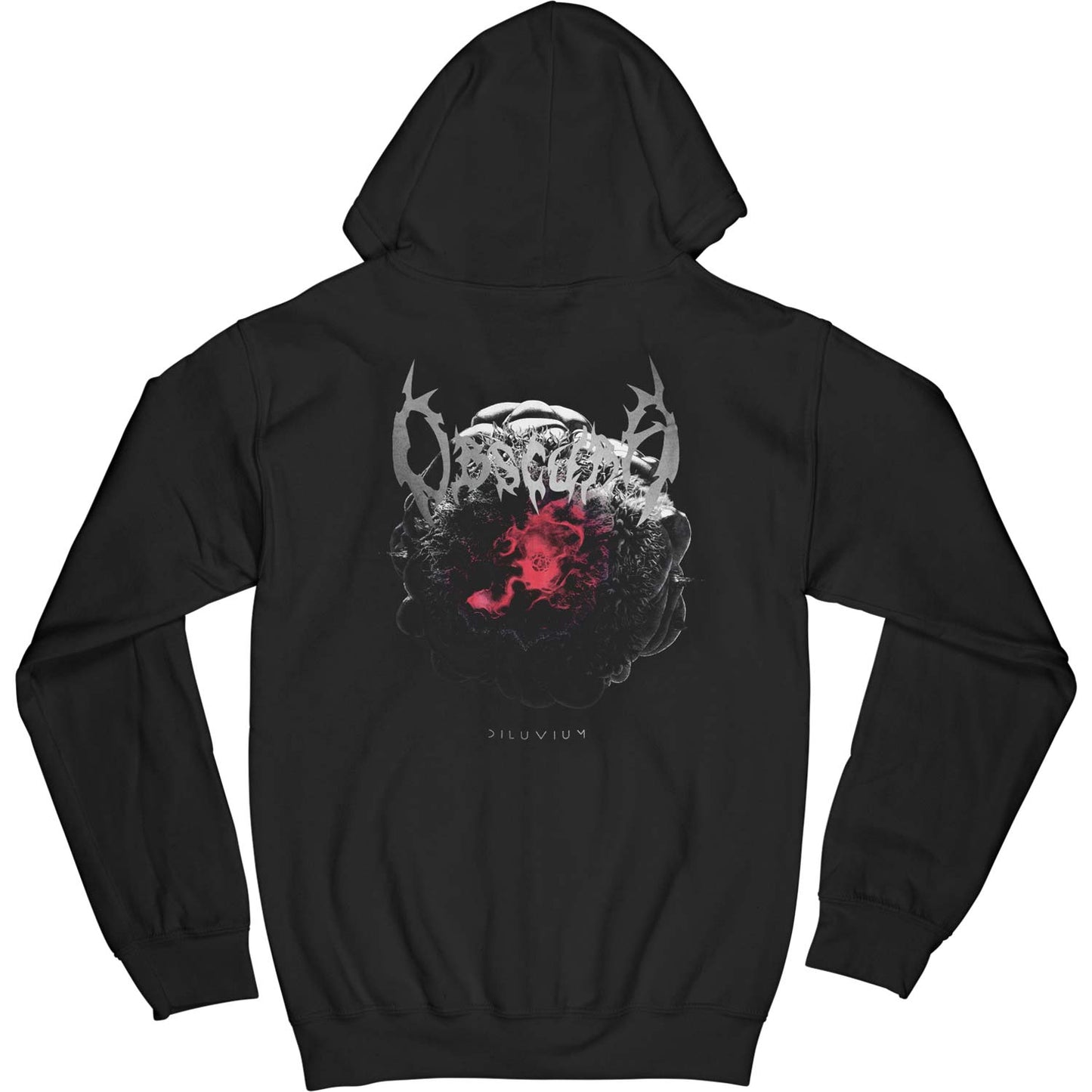 Diluvium Zippered Hooded Sweatshirt