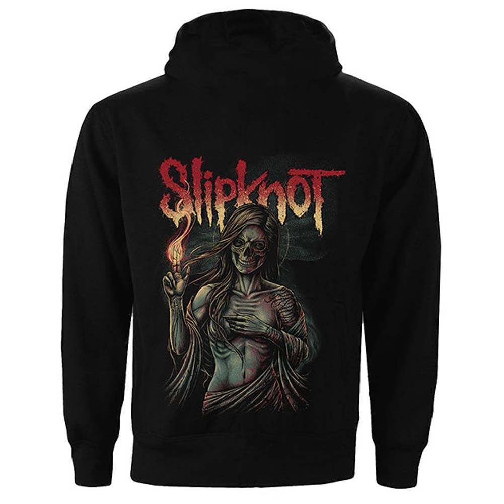 Burn Me Away (Back Print) Zippered Hooded Sweatshirt