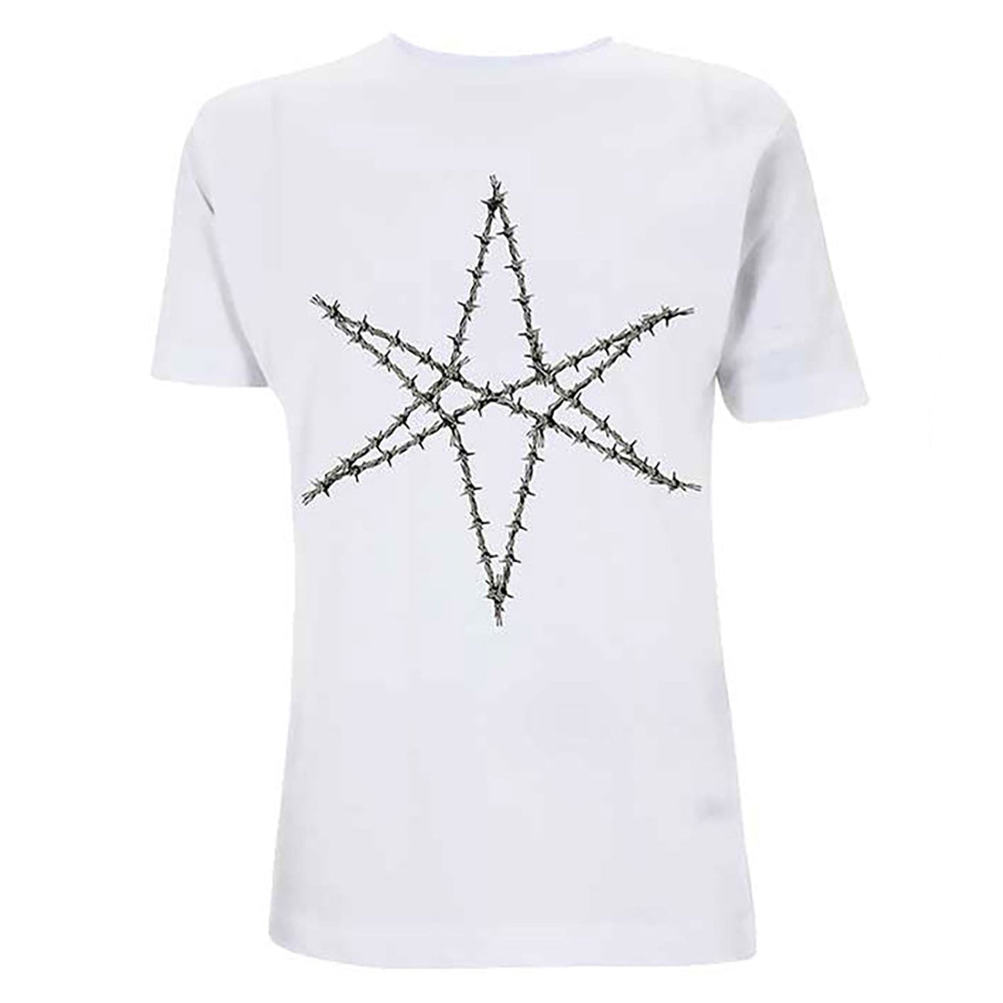 Barbed Wire (Back Print) Slim Fit T-shirt Style001